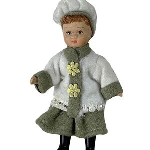 Vintage 6” Porcelain Doll